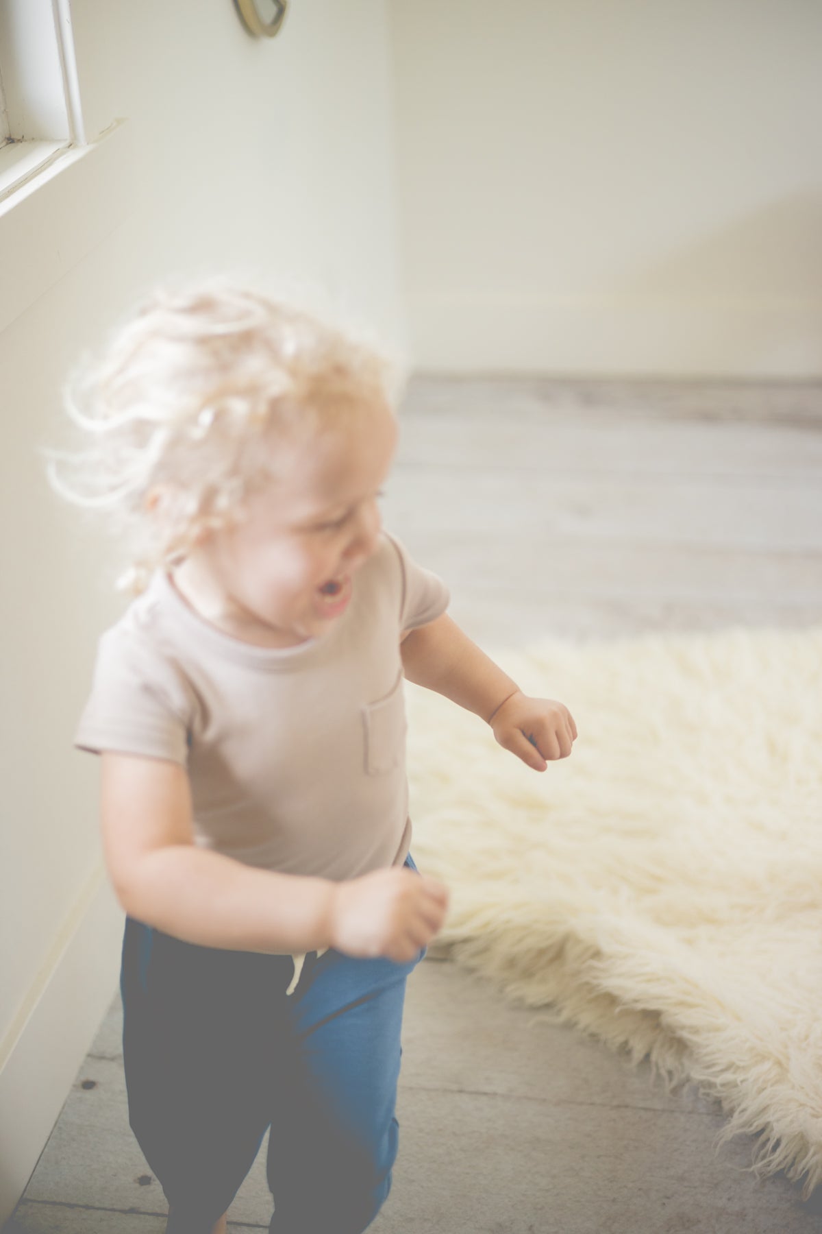 0-3m to 10 youth fox and poppy bamboo pocket tee | oat
