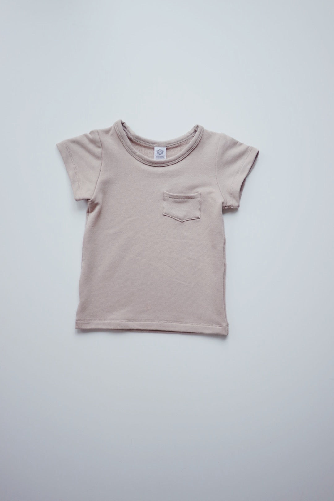 0-3m to 10 youth fox and poppy bamboo pocket tee | oat