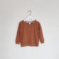 0-3m to 5yr fox and poppy bamboo cotton pull over kids | rust