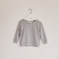 0-3m to 5yr fox and poppy bamboo cotton pull over kids | light grey