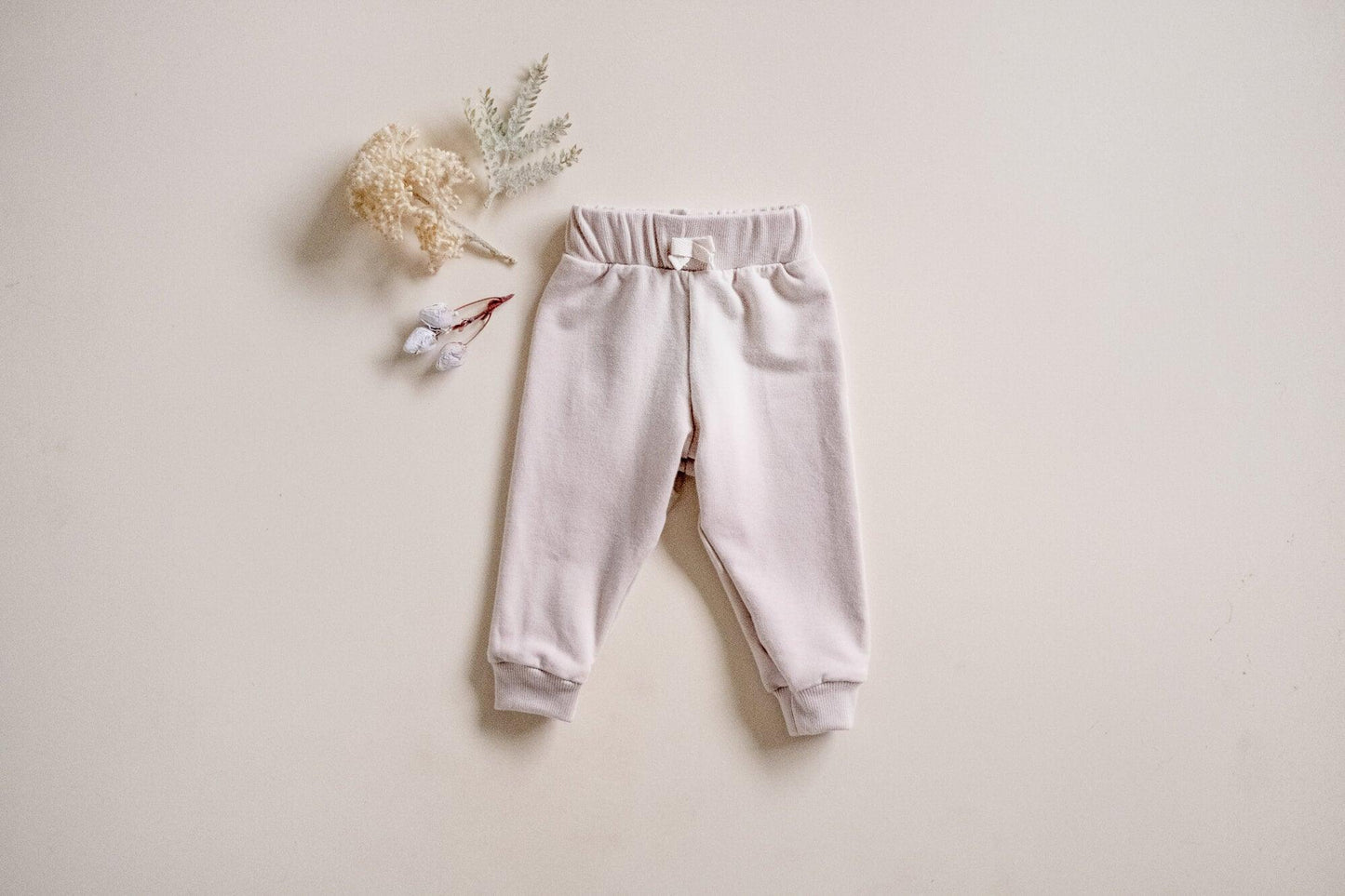baby + children's terry jogger pant ♡ oat - Fox + Poppy Clothing